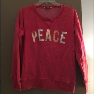 peace sweatshirt